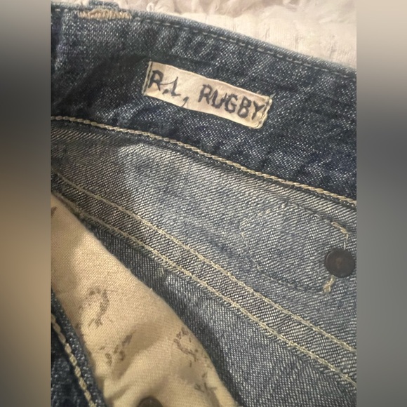 Vintage Ralph Lauren Rugby Wide Leg Denim - Picture 3 of 8